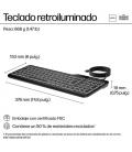 Teclado hp 400 negro