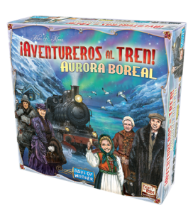 Juego de mesa ¡aventureros al tren! aurora boreal