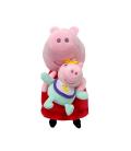 Peluche peppa pig con bebe
