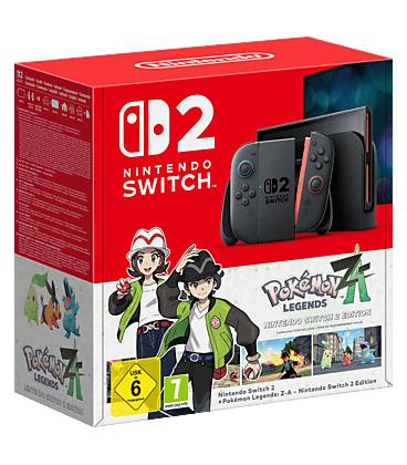 Nintendo switch 2/ incluye código juego leyendas pokémon: z-a nintendo switch 2 edition