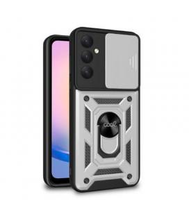 FUNDA COOL SAMSUNG A25 5G RING PLATA
