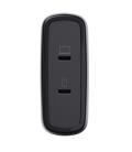 Cargador de pared gan trust maxo 100w/ 2xusb tipo-c/incluye cable usb tipo-c/ 100w