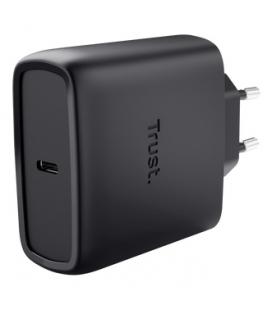 Cargador de pared gan trust maxo 65w/ 1xusb tipo-c/ incluye cable usb tipo-c/ 65w