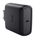 Cargador de pared gan trust maxo 65w/ 1xusb tipo-c/ incluye cable usb tipo-c/ 65w