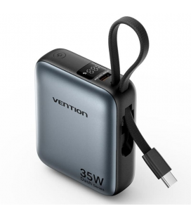 Powerbank 10000mah vention fheh0/ 35w/ gris