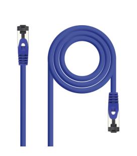 Cable de red rj45 sstp nanocable 10.20.2000-l25-bl cat.8.1/ 25cm/ azul