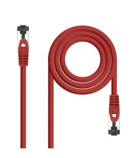 Cable de red rj45 sstp nanocable 10.20.2002-r cat.8.1/ 2m/ rojo