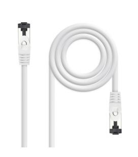 Cable de red rj45 sstp nanocable 10.20.2002-w cat.8.1/ 2m/ blanco