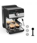 Cafetera expreso krups authentic+ xp384e10/ 1450w/ 15 bares/ plateada