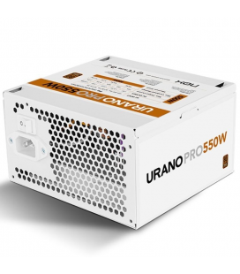 Fuente de alimentación nox hummer urano pro white/ 550w/ ventilador 12cm/ 80 plus bronze