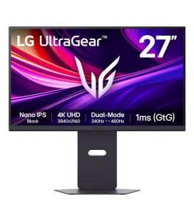 Monitor gaming lg ultragear 27g850a-b 27'/ 4k/ 1ms/ 240hz/ ips/ regulable en altura/ morado grisáceo