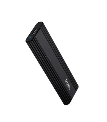 Caja externa para disco ssd m.2 trust 25806/ usb 3.2 gen2/ sin tornillos