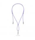 Intenso lanyard cable usb-c - c 1,65 m lila