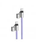 Intenso lanyard cable usb-c - c 1,65 m lila