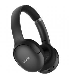 Auriculares inalámbricos qubo hd-400/ con micrófono/ bluetooth/ negros