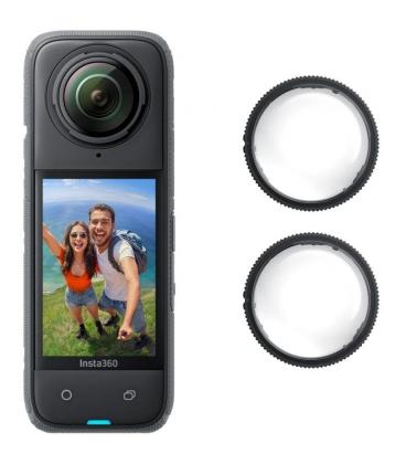 Cámara digital deportiva insta360 x4/ 8k/ ángulo de visión 360º/ negra