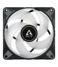 Ventilador arctic p12 pwm pst a-rgb/ 12cm/ negro