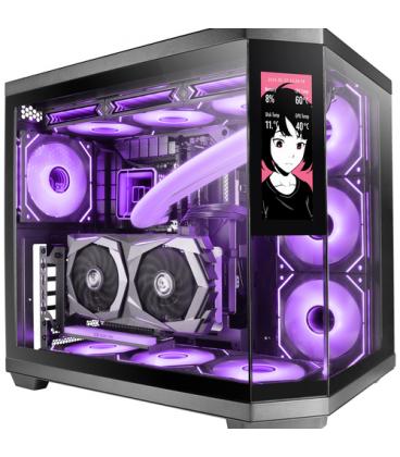 Caja gaming semitorre mars gaming mc-3tcorelcd