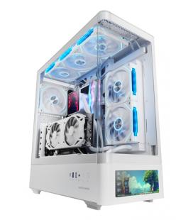 Caja gaming semitorre mars gaming mc-lcdpro/ blanca