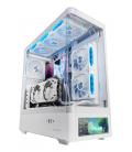 Caja gaming semitorre mars gaming mc-lcdpro/ blanca