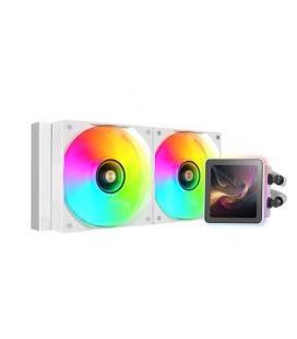 Sistema de refrigeración líquida mars gaming ml-visionpro240/ blanco