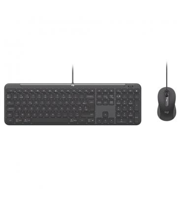 Teclado + raton logitech mk620 negro