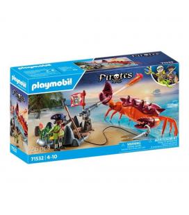Playmobil batalla con el cangrejo gigante