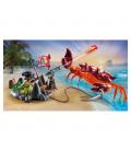 Playmobil batalla con el cangrejo gigante