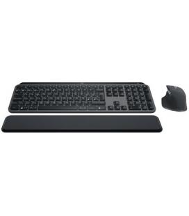 Teclado + raton logitech mx keys s combo inalambrico grafito español