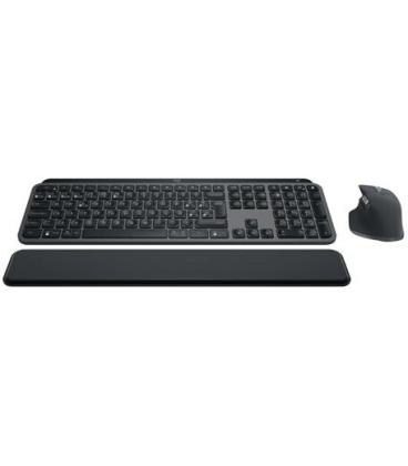 Teclado + raton logitech mx keys s combo inalambrico grafito español