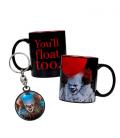 Pennywise taza + regalo llavero metalico it