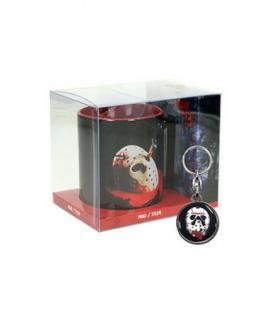 Poster mascara taza + regalo llavero metalico viernes 13