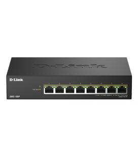 D-Link DMS-108P/E switch No administrado 2.5G Ethernet (100/1000/2500) Energía sobre Ethernet (PoE) Negro