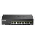 D-Link DMS-108P/E switch No administrado 2.5G Ethernet (100/1000/2500) Energía sobre Ethernet (PoE) Negro