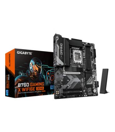 GIGABYTE B760 GAMING X WIFI6E GEN5 Placa Base – Compatible con procesadores Intel Core 14ª generación, VRM de 8+1+1 fases, hasta