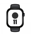 Apple watch series 11/ gps/ cellular/ 46mm/ titanio negro pizarra/ correa deportiva negro pizarra (m/l)