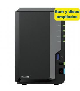 Nas synology diskstation ds225+/ 2 bahías 3.5'- 2.5'/ 6gb ddr4/ 8tb/ formato torre