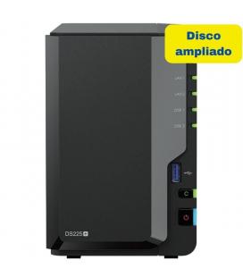 Nas synology diskstation ds225+/ 2 bahías 3.5'- 2.5'/ 2gb ddr4/ 8tb/ formato torre