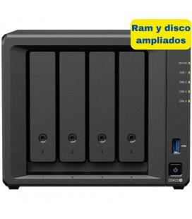 Nas synology diskstation ds425+/ 4 bahías 3.5'- 2.5'/ 6gb ddr4/ 16tb/ formato torre