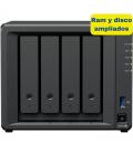 Nas synology diskstation ds925+/ 4 bahías 3.5'- 2.5'/ 8gb ddr4/ 16tb/ formato torre
