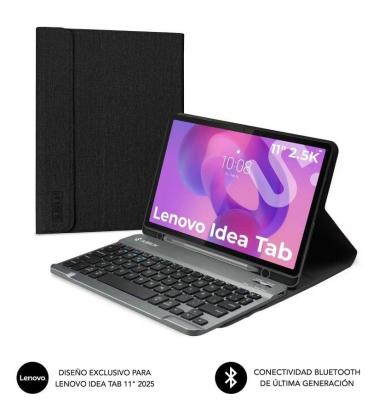 Funda con teclado subblim keytab pro bt lenovo idea tab 11' 2025/ negra