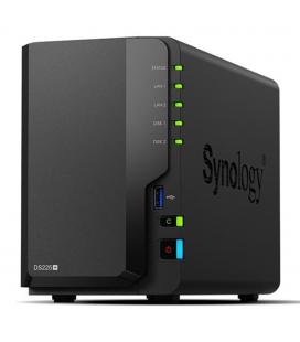 Servidor nas synology disk station ds225+ 2gb 2 bahias gigabit ethernet