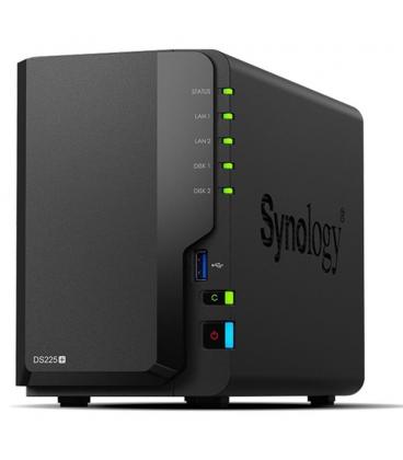 Servidor nas synology disk station ds225+ 2gb 2 bahias gigabit ethernet