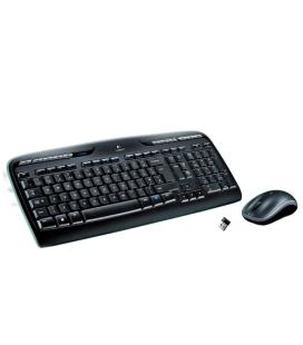 Logitech MK330 teclado RF inalámbrico QWERTY Español Negro, Gris