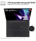 Portátil lg gram pro 16zd90sp-a.ax78b intel core ultra 7-155h/ 32gb/ 1tb ssd/ geforce rtx 3050/ 16'/ sin sistema operativo