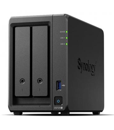 Servidor nas synology disk station ds725+ 4gb 2 bahias gigabit ethernet