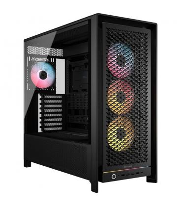 Caja ordenador gaming corsair frame 5000d rs atx argb cristal templado negra