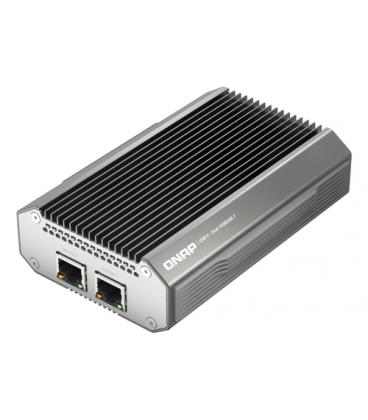 Adaptador de red qnap qna - uc10g2t usb tipo c 2x rj45