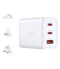 Cargador de pared gan d-link dcp-651/ 2xusb tipo-c/ 1xusb/ 65w