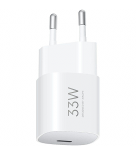 Cargador de pared gan xiaomi 33w nano power adapter 1xusb tipo-c/ 33w